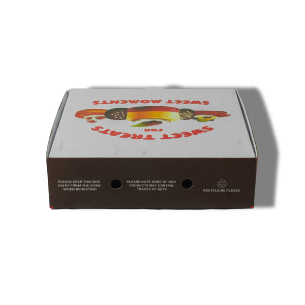 7” Printed Dessert Boxes Wholesale – Heavy Duty Takeaway Packaging UK