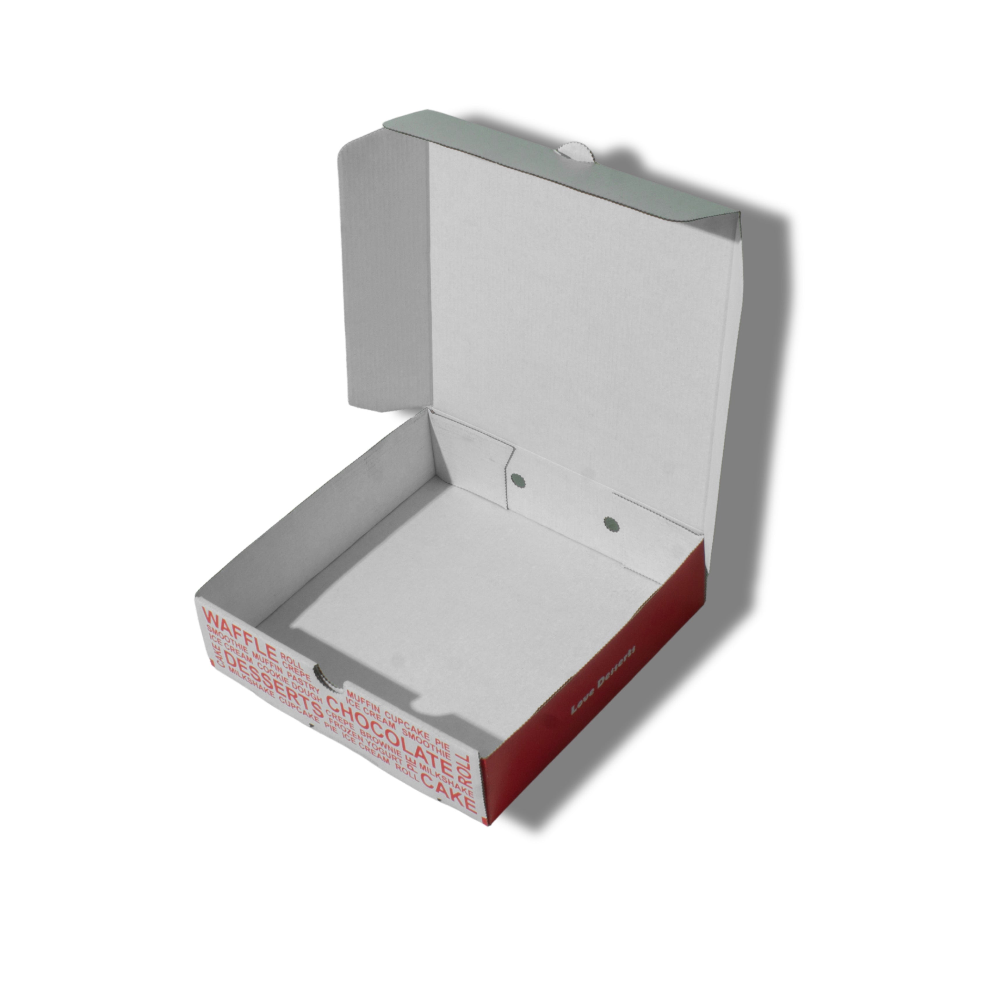 7” Printed Dessert Boxes Wholesale – Heavy Duty Takeaway Packaging UK