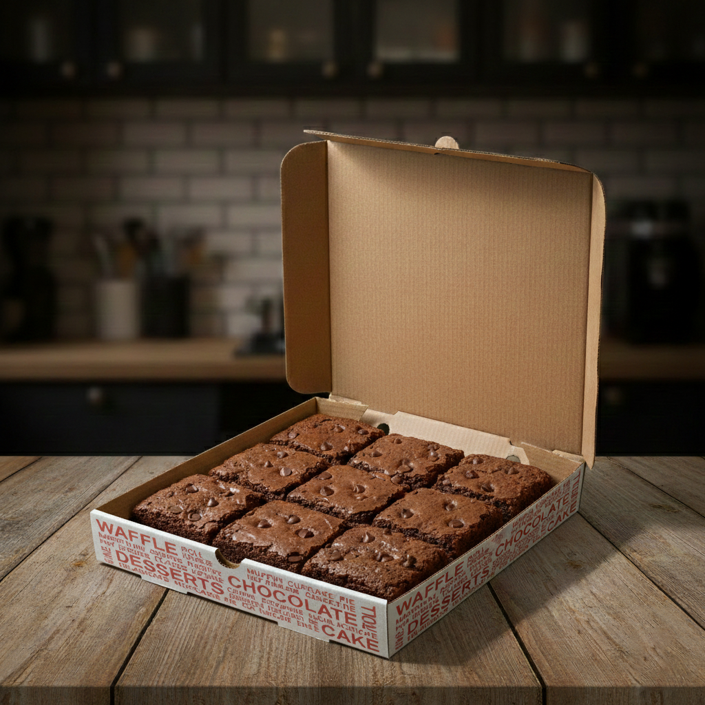 7” Printed Dessert Boxes Wholesale – Heavy Duty Takeaway Packaging UK