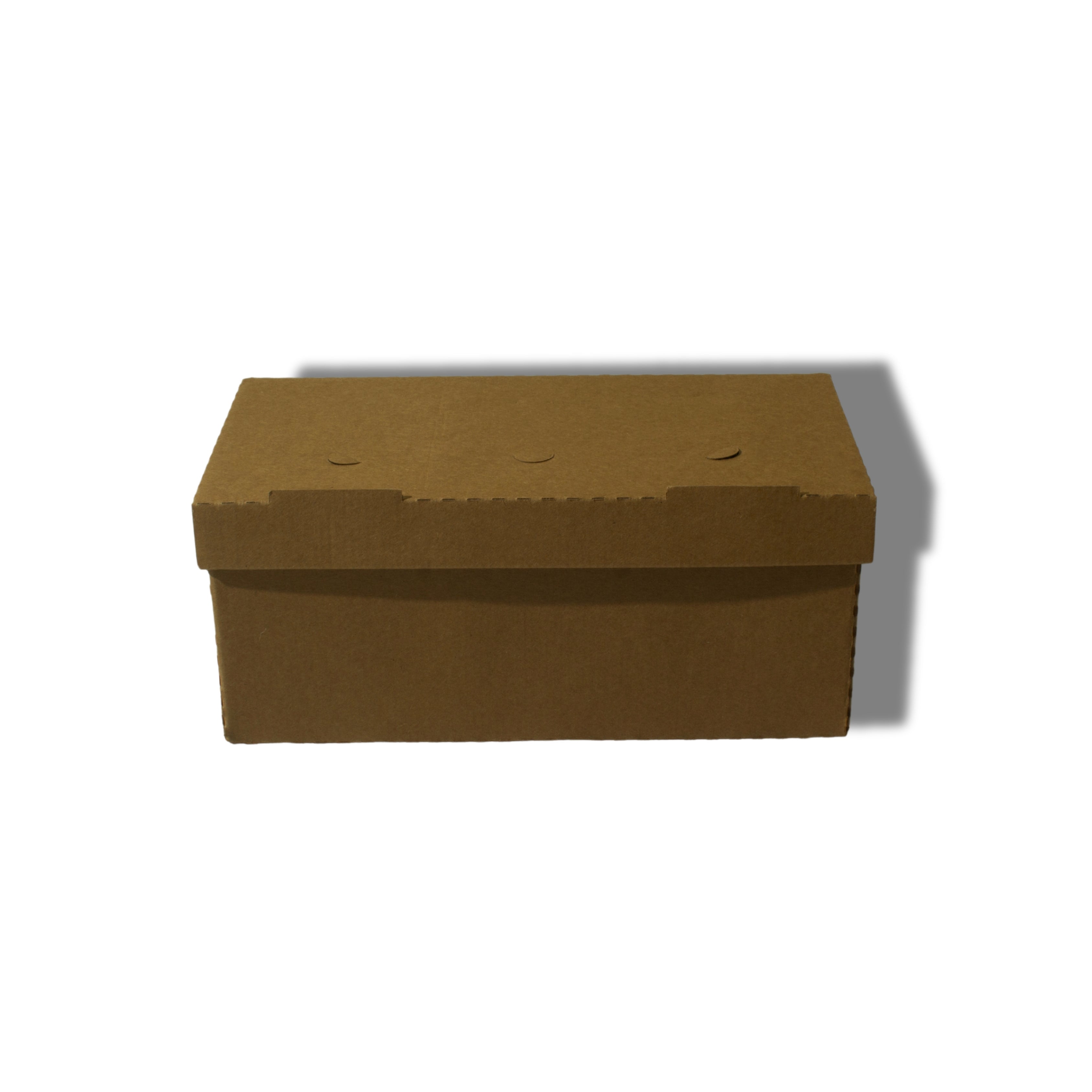 Brown Cardboard Meal Box for Burger & Fries