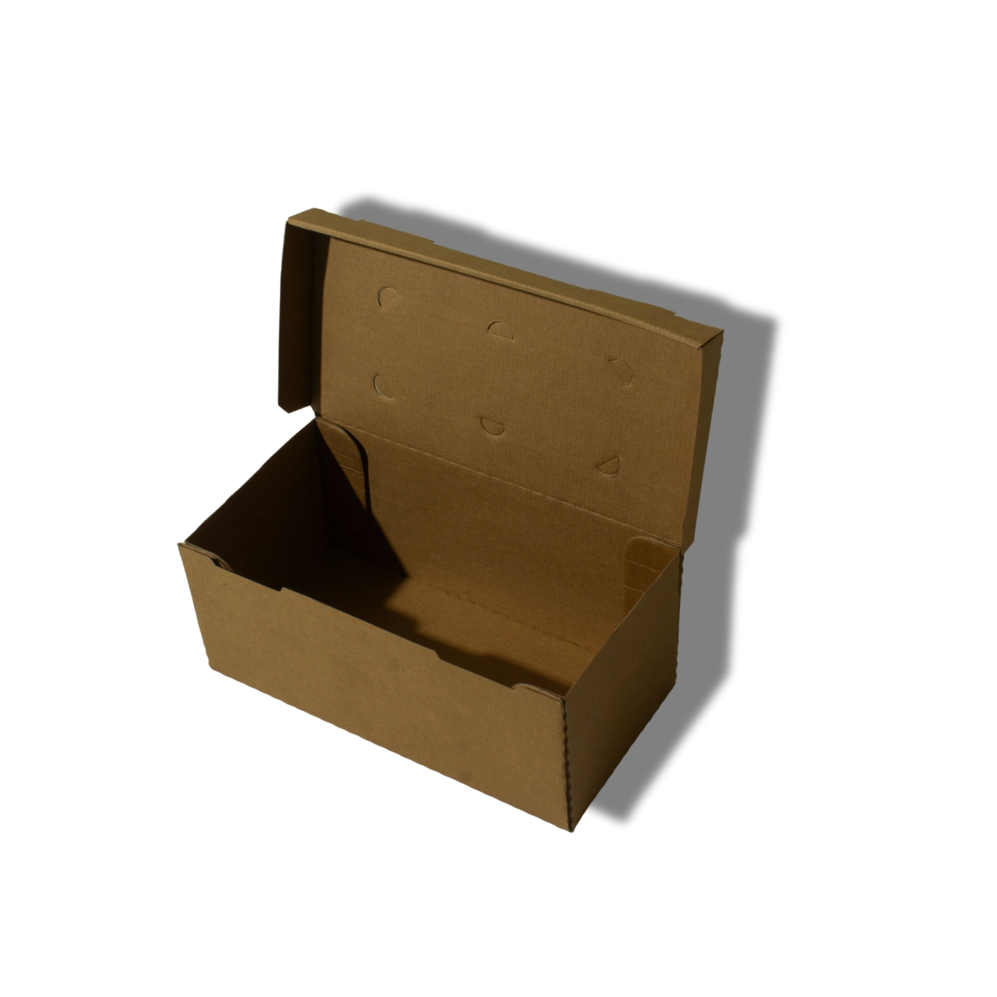Brown Cardboard Meal Box for Burger & Fries