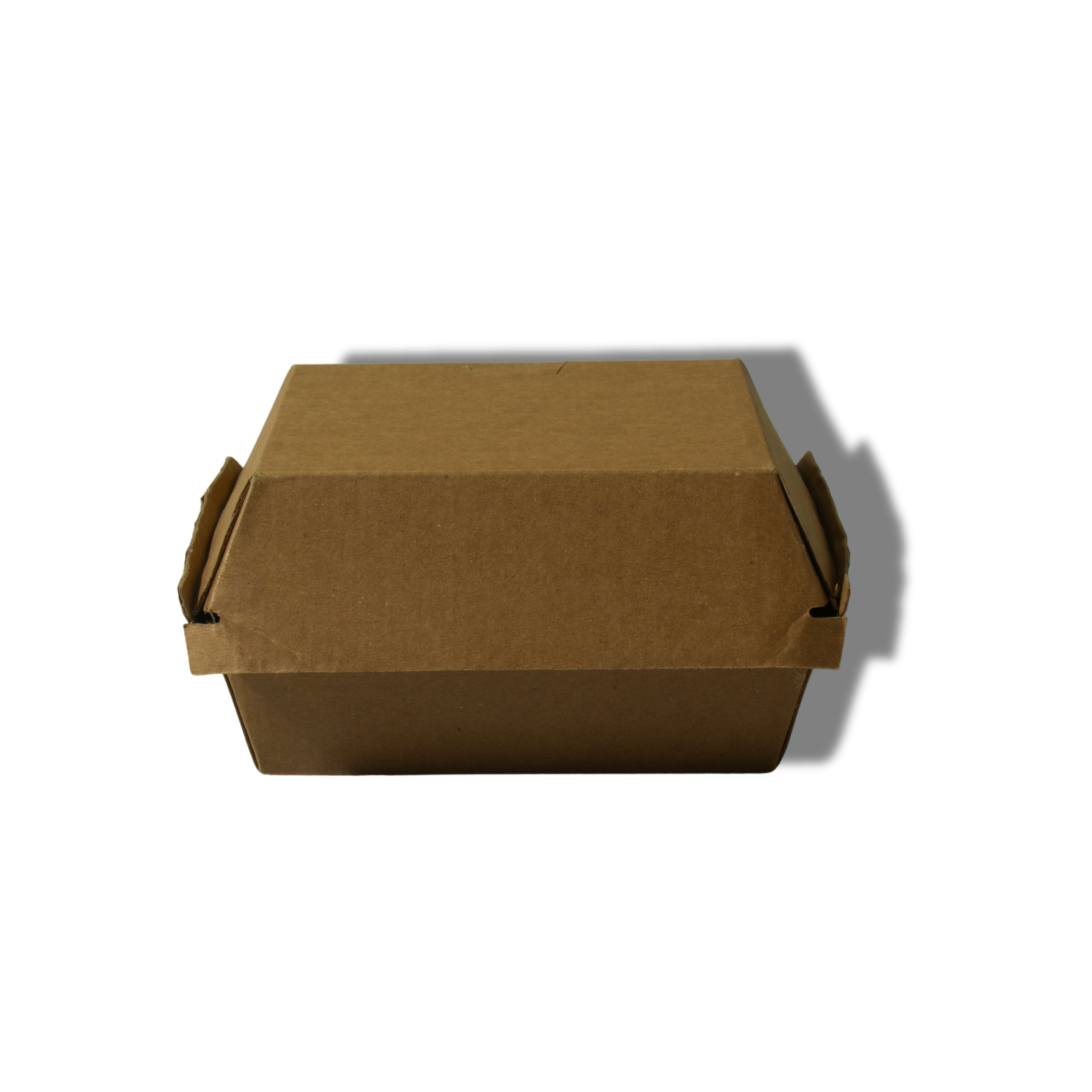 Brown Clamshell Burger Box – Recyclable Takeaway Packaging