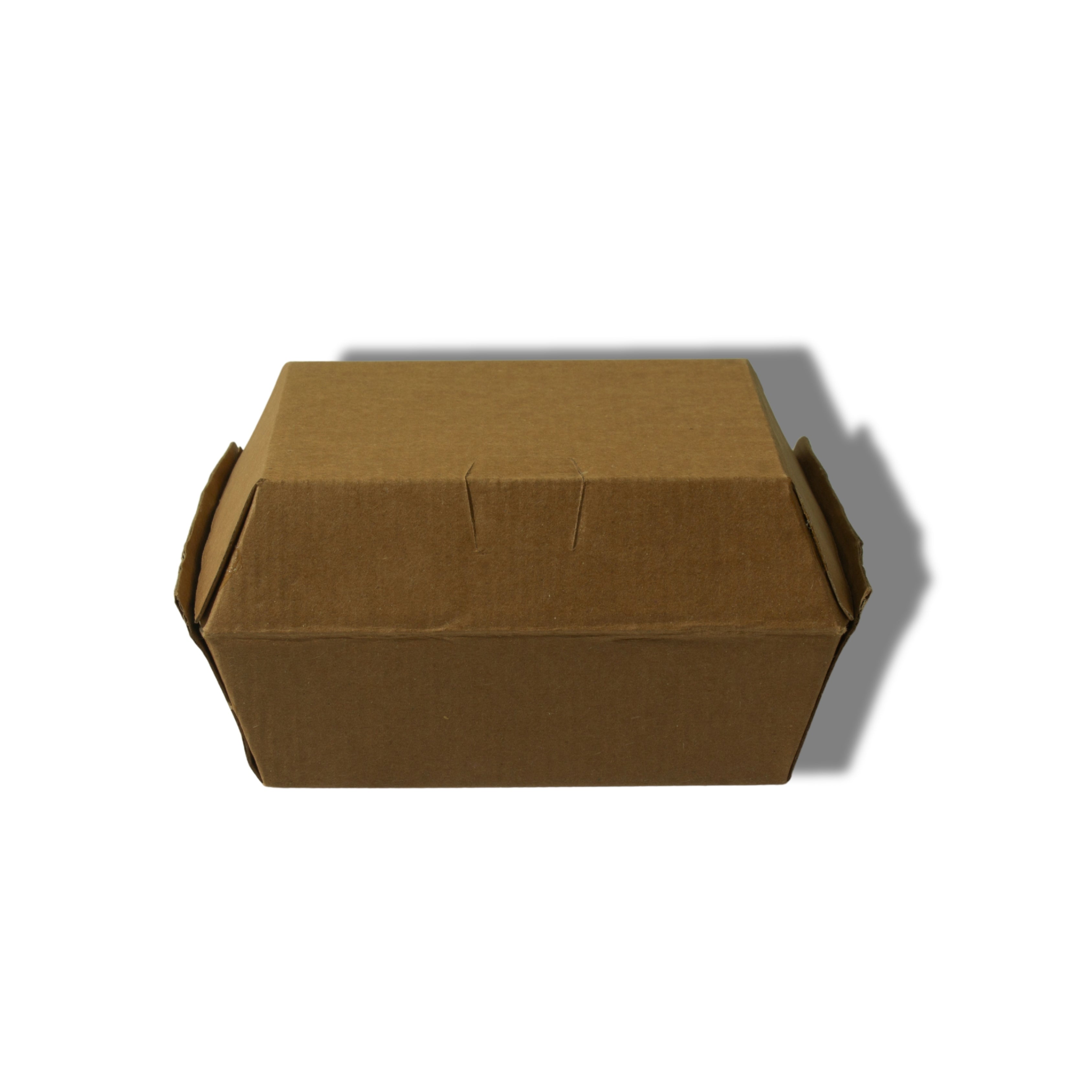 Brown Clamshell Burger Box – Recyclable Takeaway Packaging