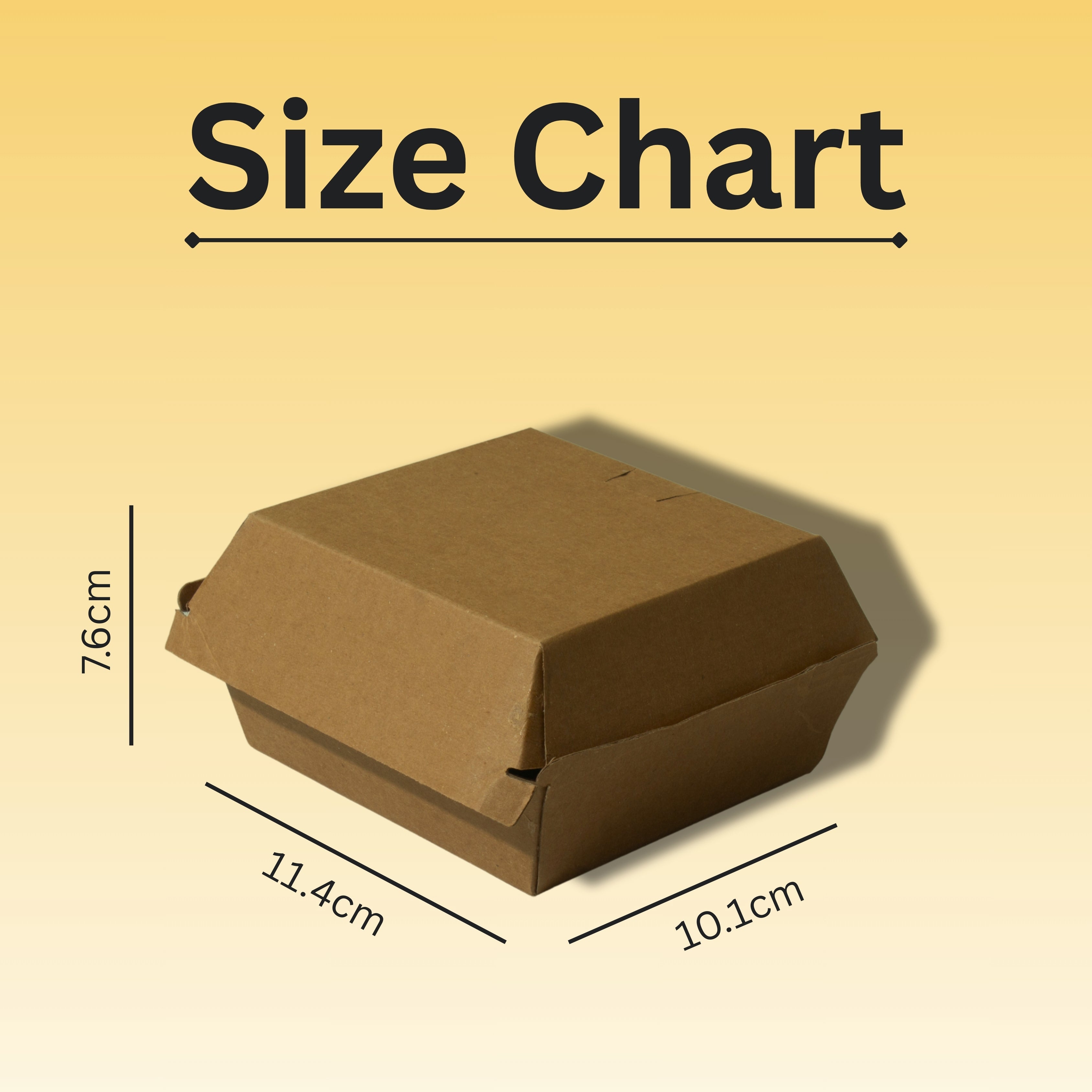 Brown Clamshell Burger Box – Recyclable Takeaway Packaging