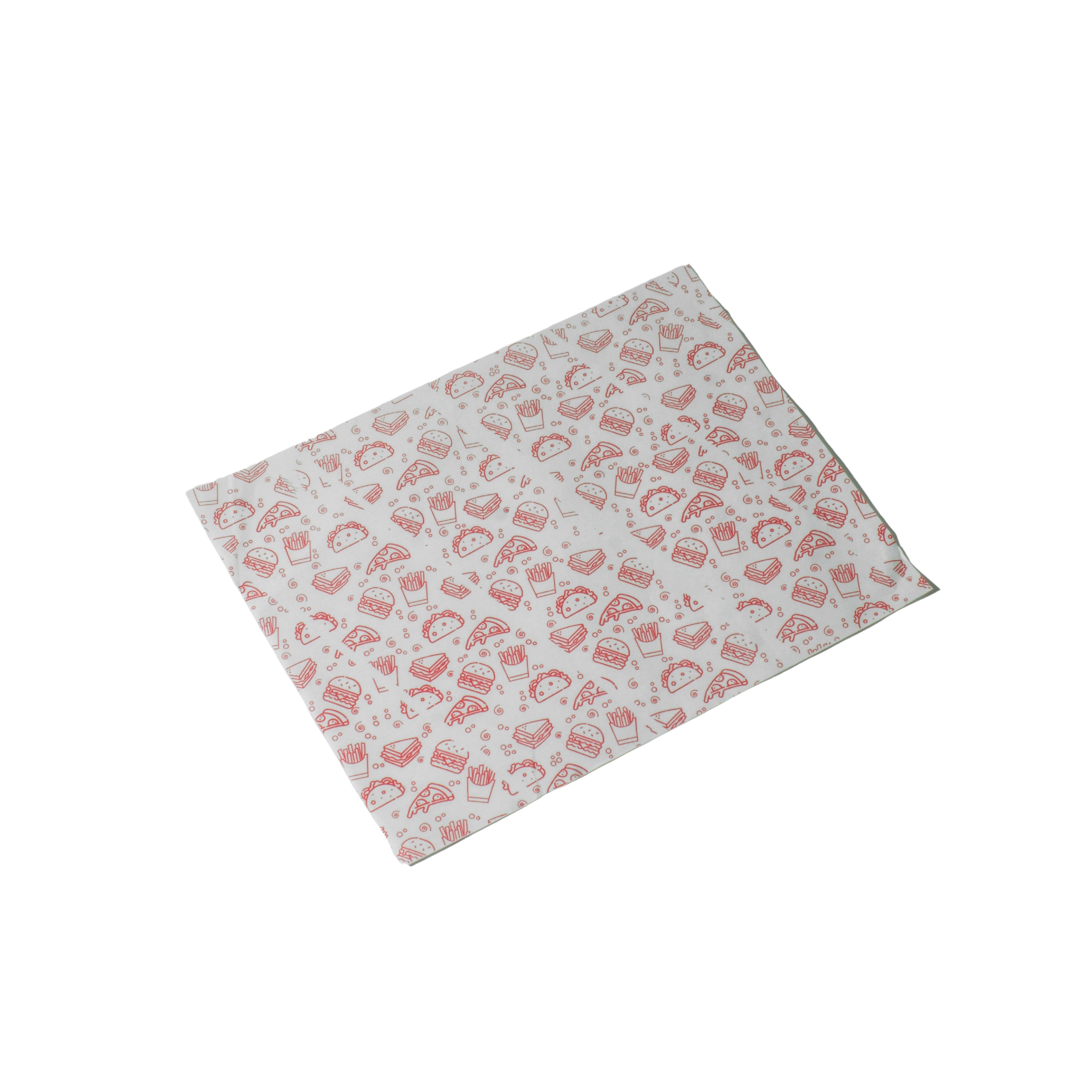 Printed Greaseproof Sheets – Burger & Food Wraps