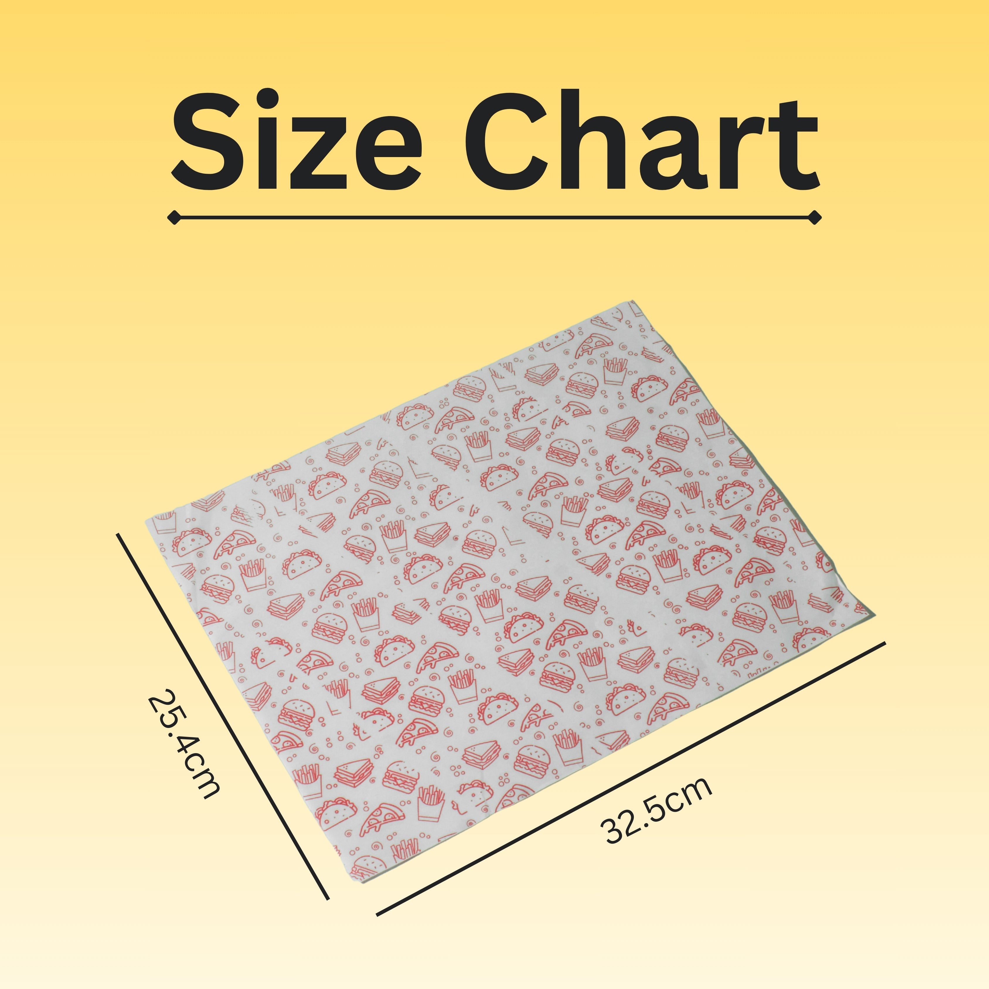 Printed Greaseproof Sheets – Burger & Food Wraps