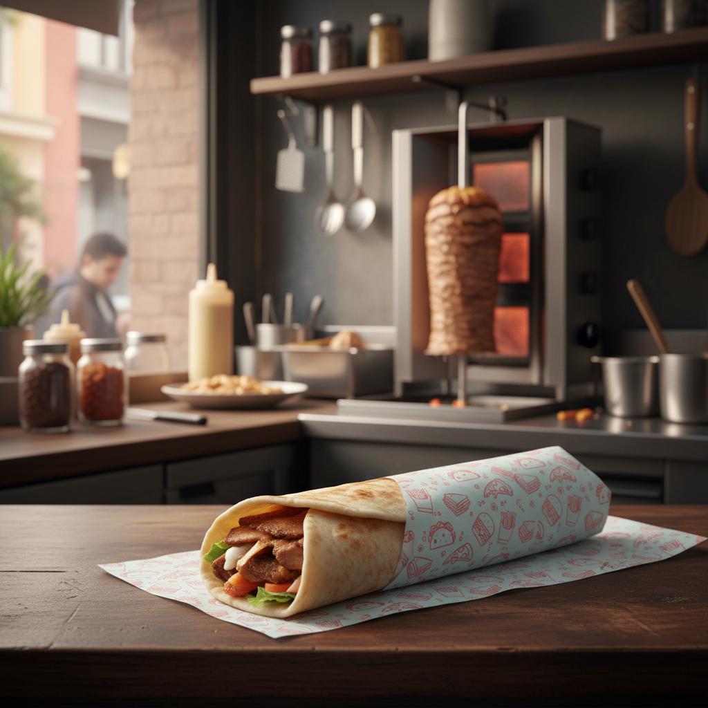 Printed Greaseproof Sheets – Burger & Food Wraps