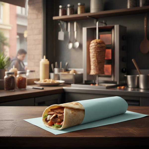 White Greaseproof Sheets – Food & Burger Wrap Paper