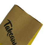 Printed Kraft Takeaway Paper Bag – Food Carrier