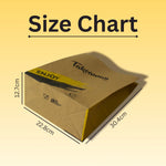Printed Kraft Takeaway Paper Bag – Food Carrier
