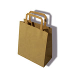 Brown SOS Large Flat Handle Paper Bag – Takeaway Carrier