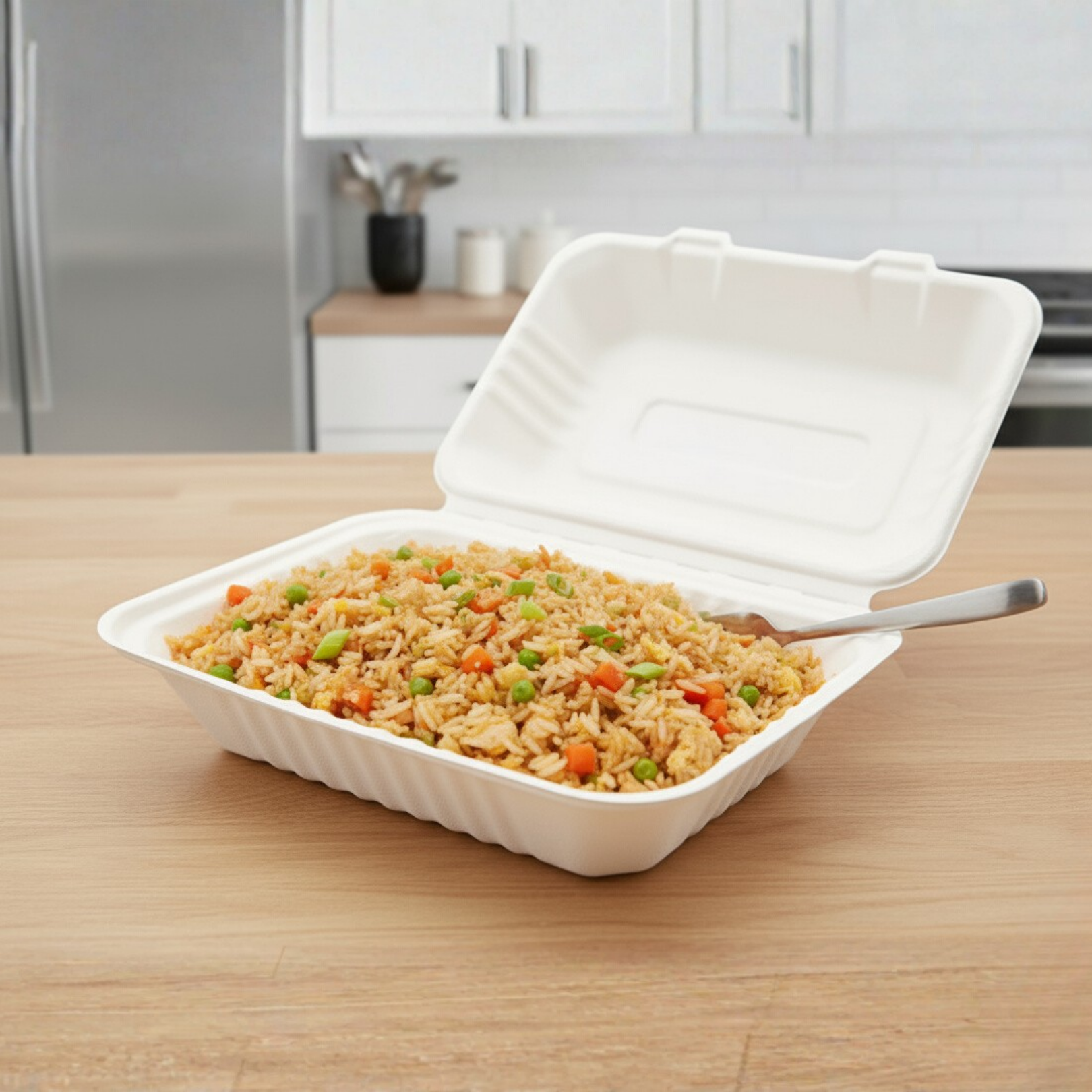 HB - 10 Bagasse Fish 'n' Chips Box Medium
